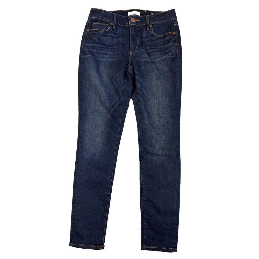 Loft Women's 2/26 Sexy Curvy‎ Skinny Dark Wash Jeans Chic Slimming Essential